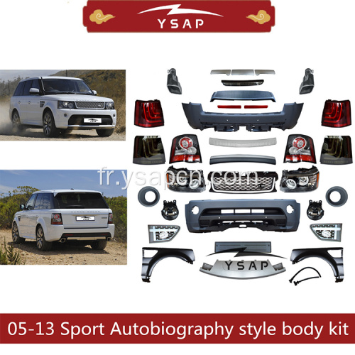 05-13 Kit de carrosserie de style autobiographie Range Rover Sport